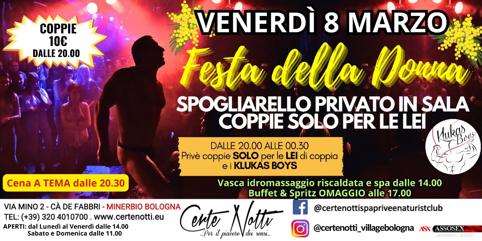 💋❤💋 CERTE NOTTI DI MINERBIO 8 MARZO 💋❤💋